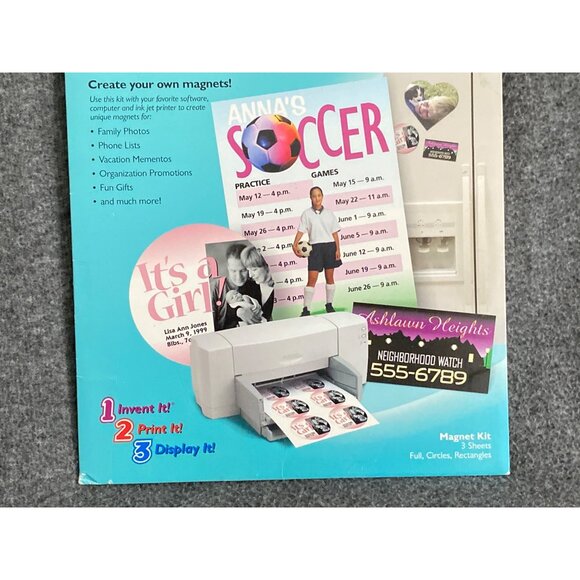 VTG U Create It UCIM09 & Invent It 09212-0 Heavy Weight Sealed Magnet Kit Person - Picture 8 of 16